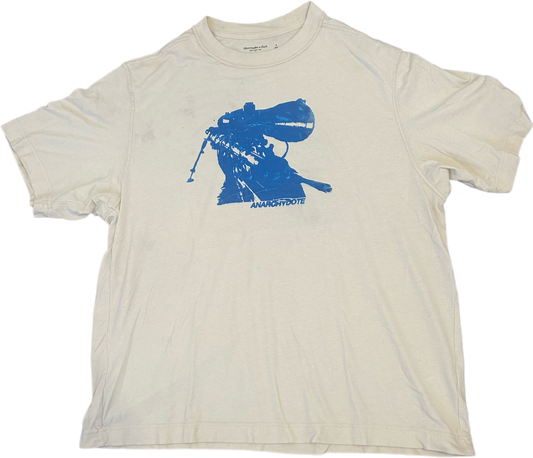 UPCYCLED BLUE INTERVENTION TEES